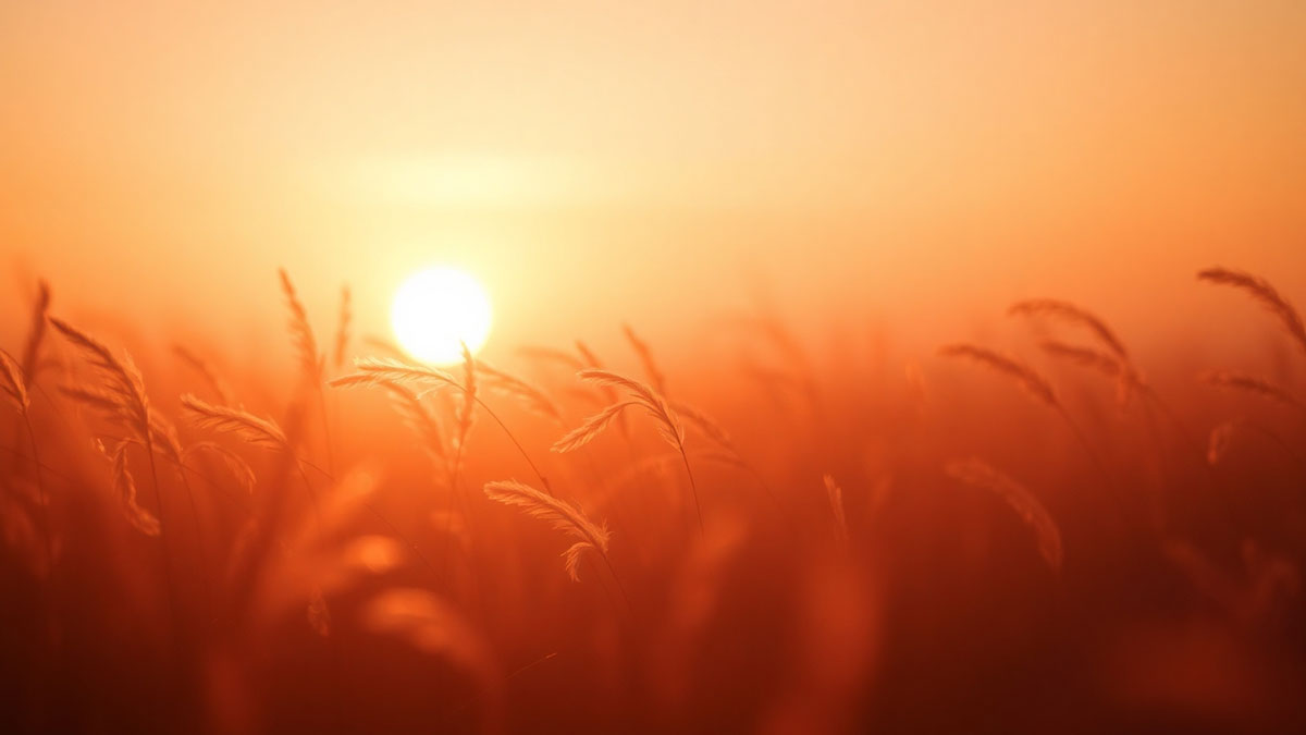 A warm, abstract image of a sunrise with soft light rays, symbolizing the hope and proof of love found in scripture about a woman's priceless worth.