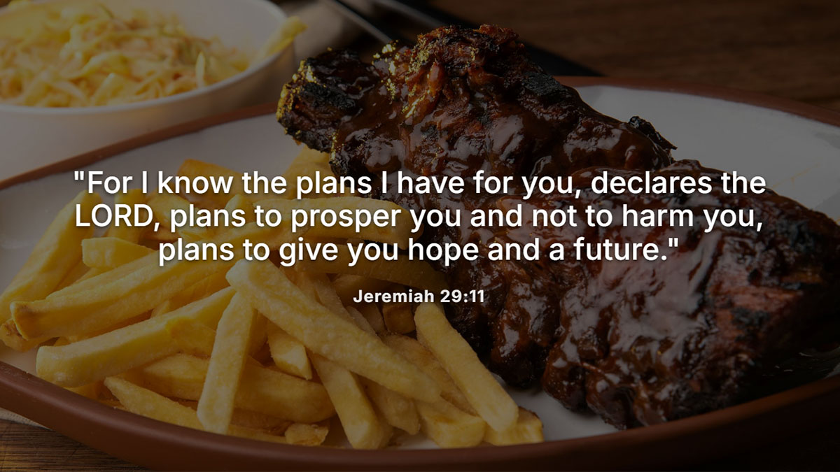birthday Bible verse for myself with bible verse of Jeremiah 29:11, which reads: 'For I know the plans I have for you, declares the LORD, plans to prosper you and not to harm you, plans to give you hope and a future.'