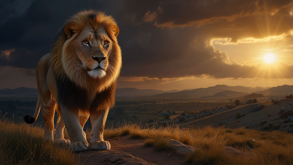 Hopeful light path illustrating discovery of comfort and strength in the Lion and Lamb Bible verse.