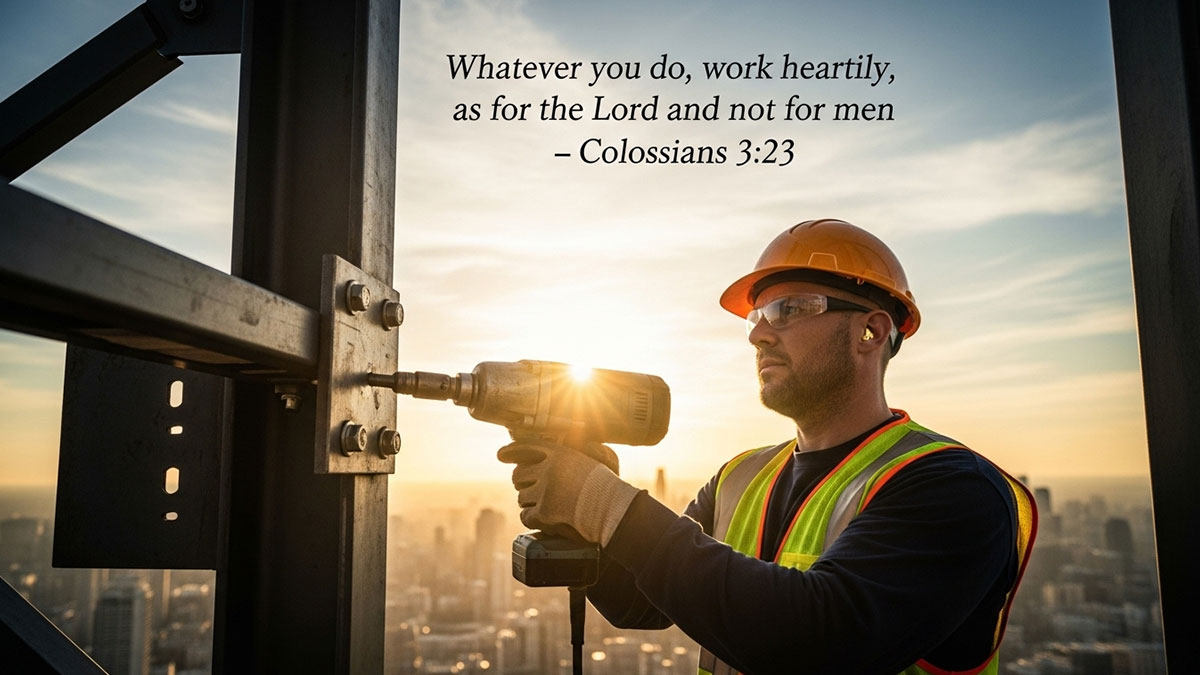 Bible verses about consistency from Colossians 3:23 ESV - Whatever you do, work heartily, as for the Lord and not for men